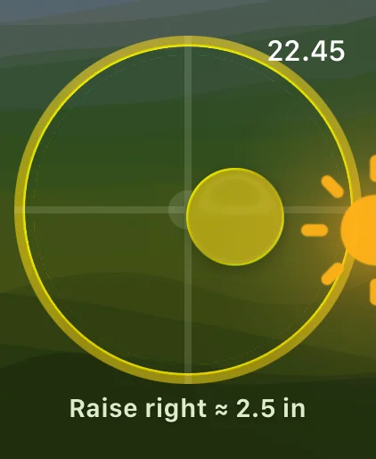 Bubble Level on Your Wrist