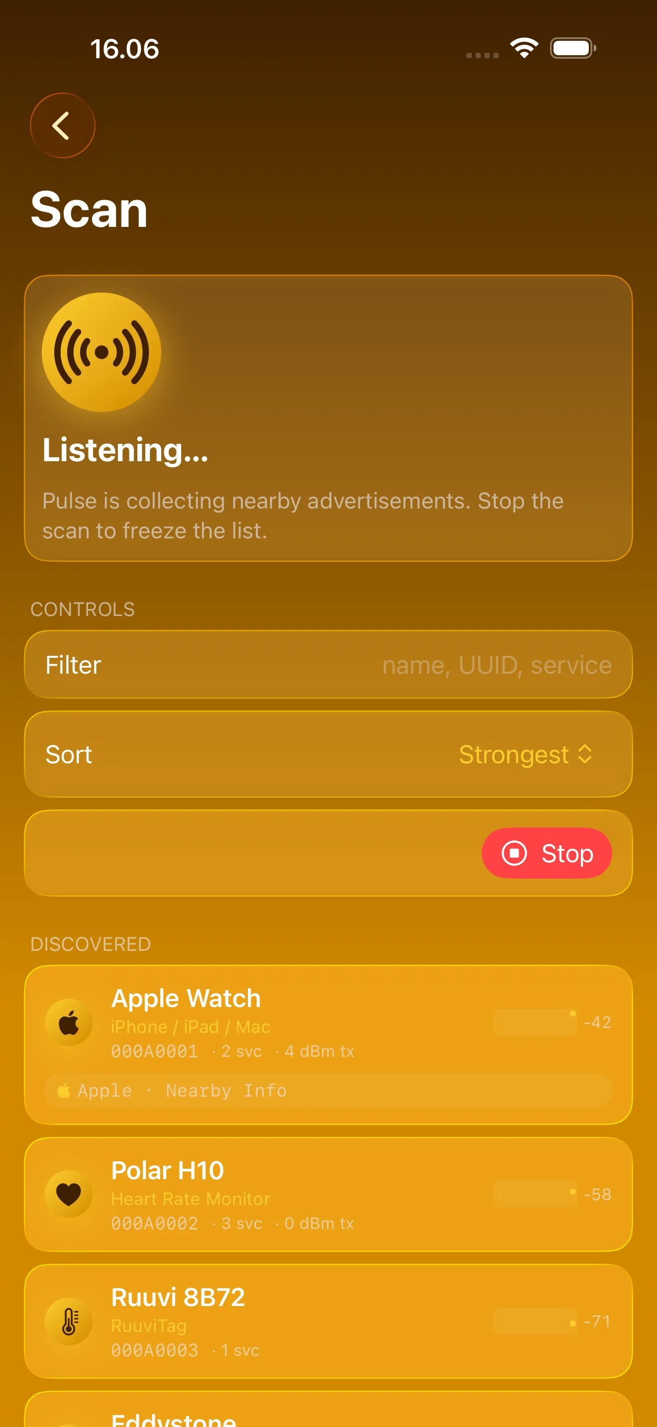 Rumskrot Pulse iPhone