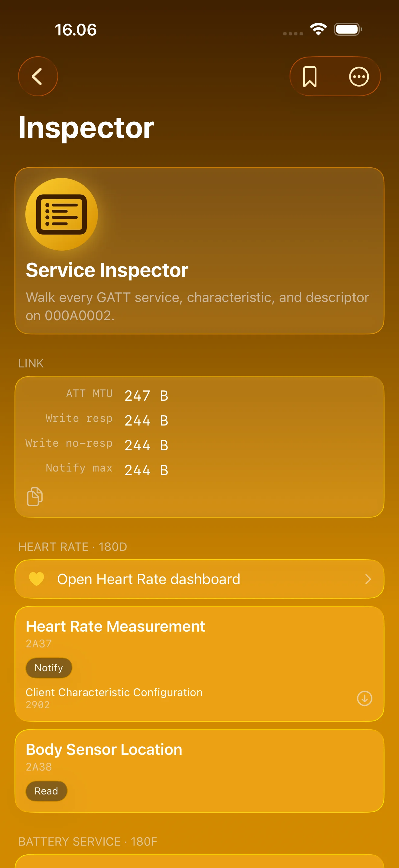 GATT Inspector